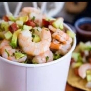 CEVICHE DE CAMARÓN 1/2 LITRO