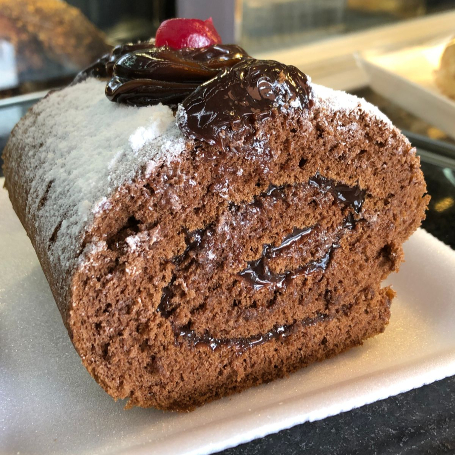 Rocambole de chocolate