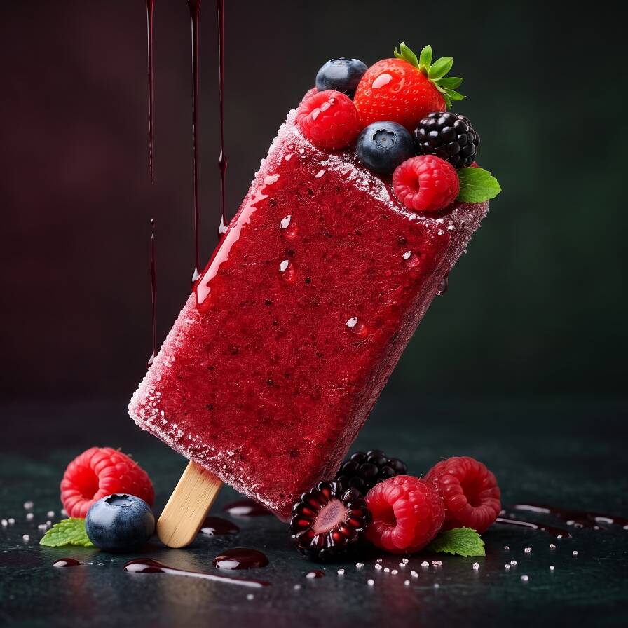 Paleta de Frutos Rojos