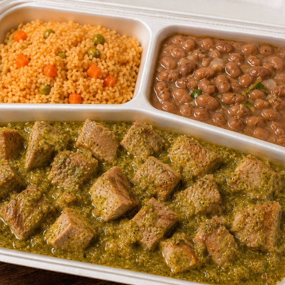 Carne de cerdo en salsa casera