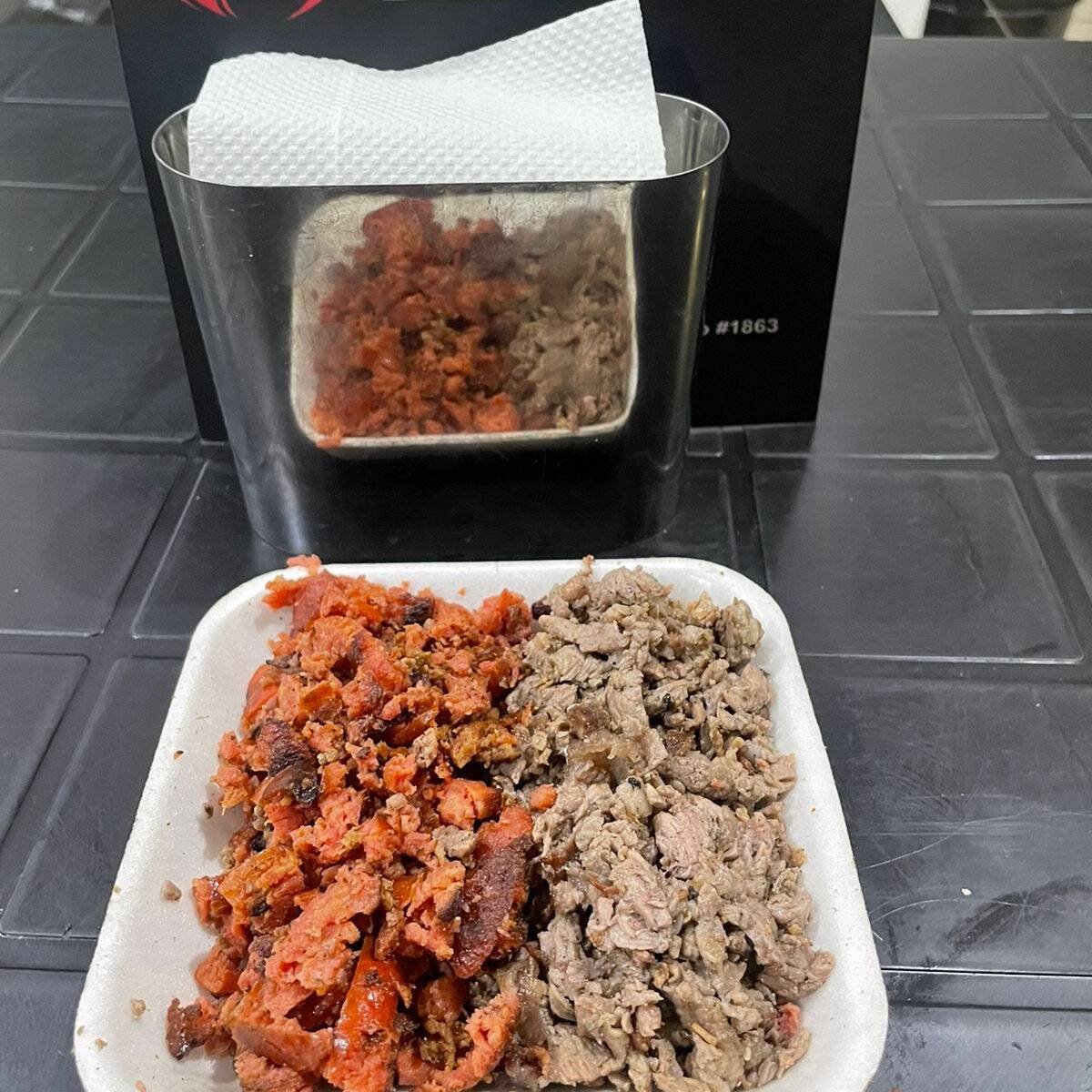 Orden Chica de Arrachera y Chorizo
