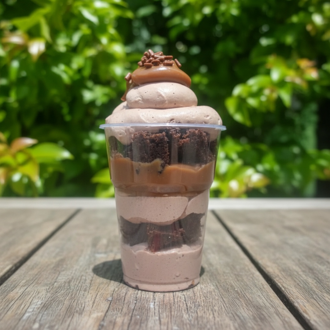 Copo totalmente chocolatudo, camadas de mousse, brigadeiro ao leite e brownie. NA MEDIDA CERTA DO DOCE# promoção promocao oferta desconto barato taxa gratis entrega grátis combo doce sobremesa bolo fatia brownie braune brauni browni nutela Nutella Ninho kitkat red velvet pistache geleia cenoura brigadeiro chocolate copo felicidade bombom cone trufado pai de mel pote pavê pudim cuscuz cookies tortas tortellete bolo vulcao vulcão salgado gourmet artesanal