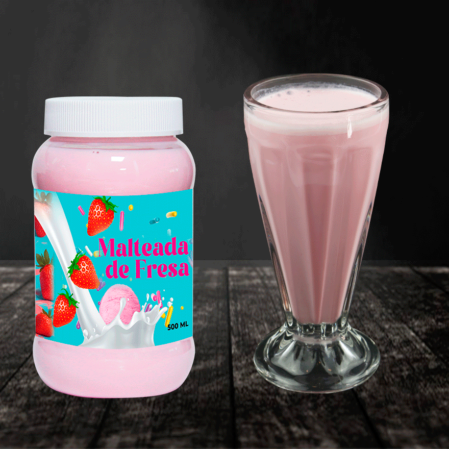 Malteada De Fresa 500 ml