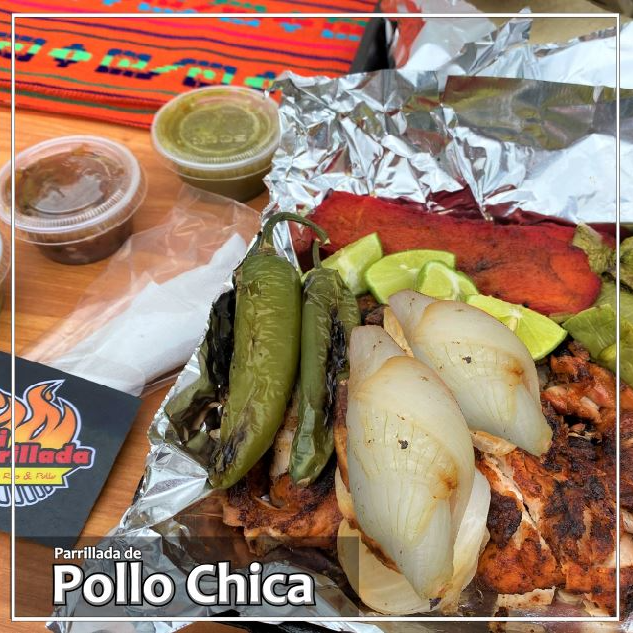1 Parrillada Chica de Pollo con Refresco 355 Ml