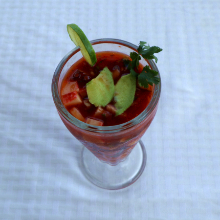 Coctel de Pulpo Mediano.