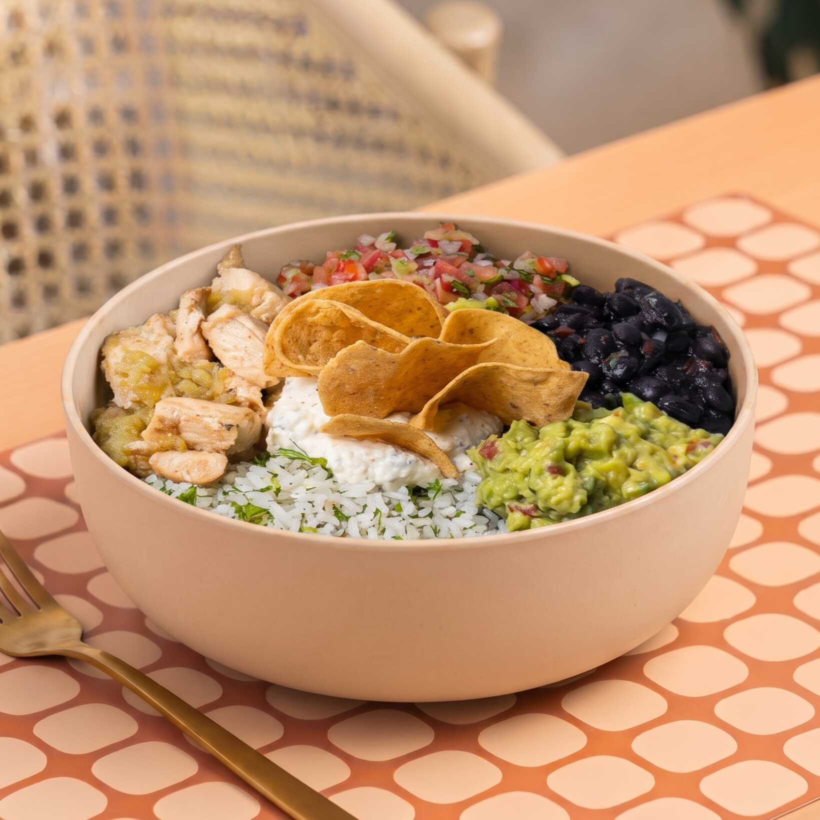 Menú Mexicano Pollo Bowl