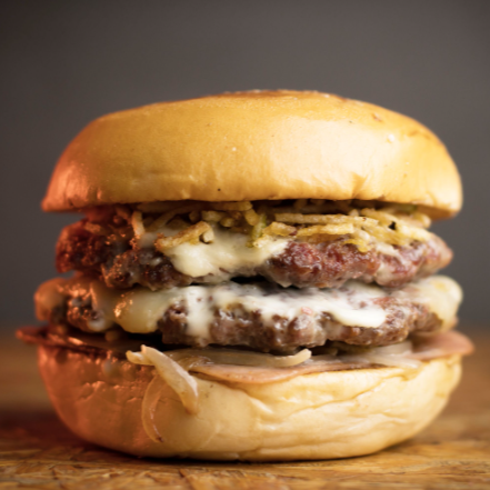 Hamburguesa Doble Carne Queso Tocineta