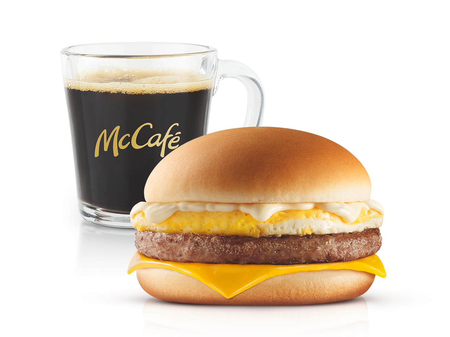 McHuevo Deluxe con café