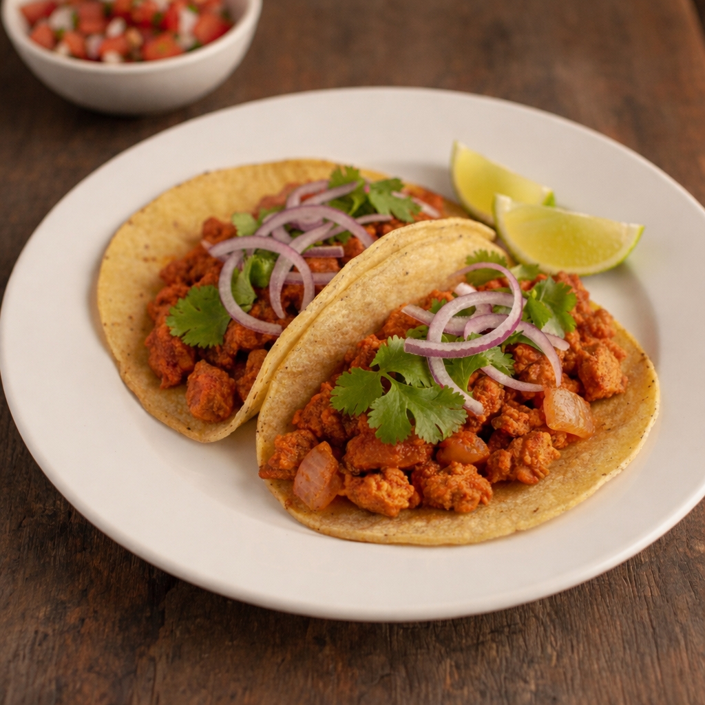 Orden de Tacos de asado vegano