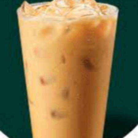 Café latte frío