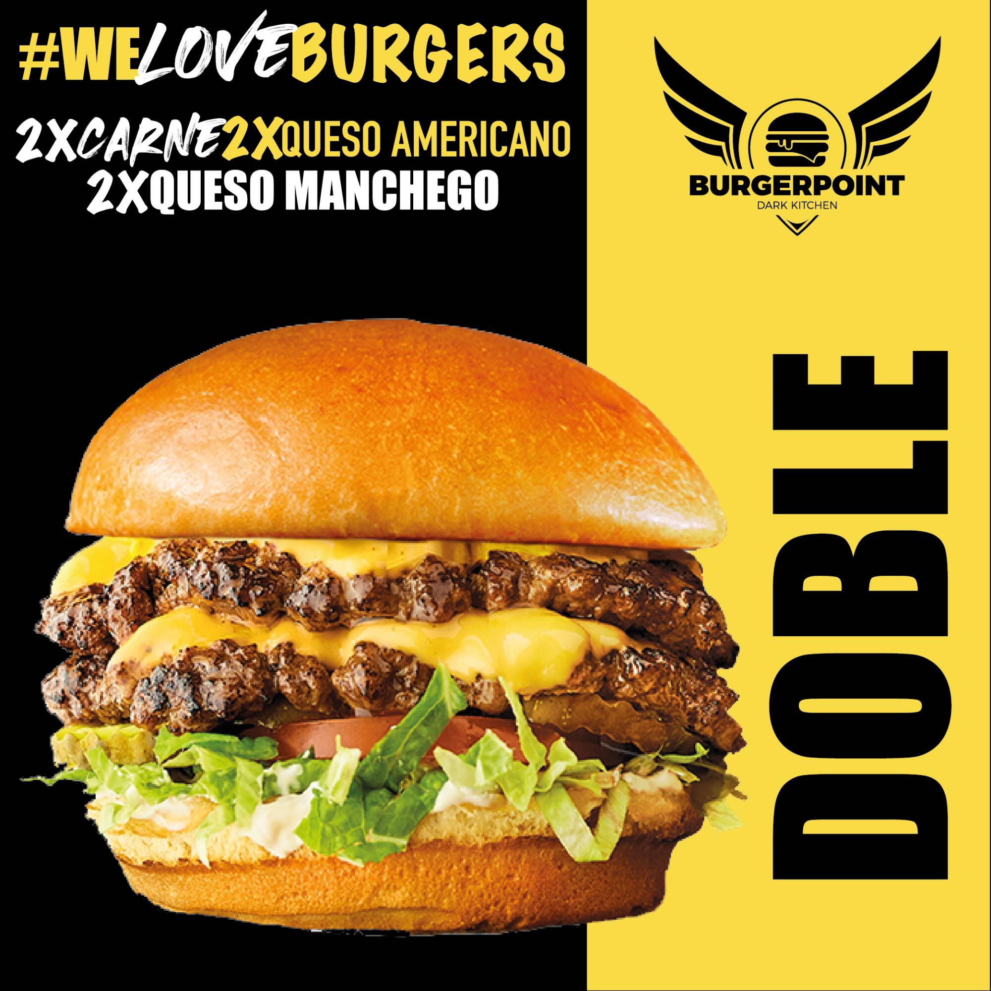 Hamburguesa Doble