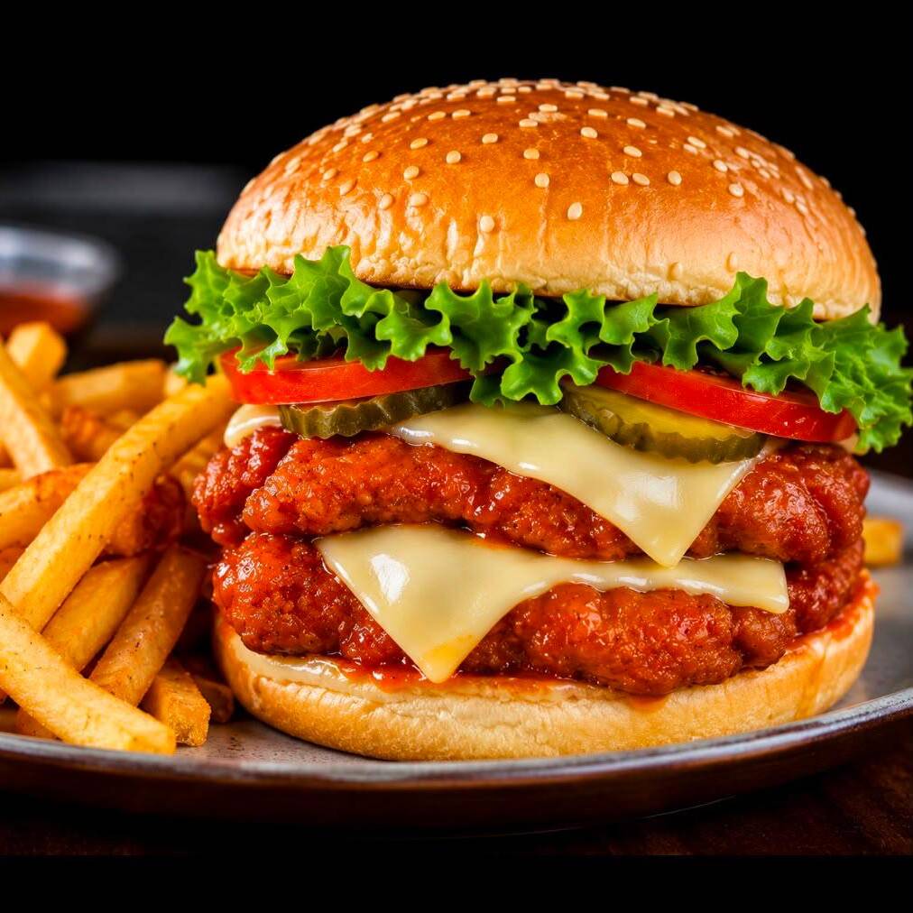Hamburguesa Doble Queso Doble Carne