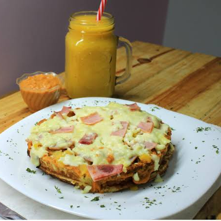 Waffle Hawaiano