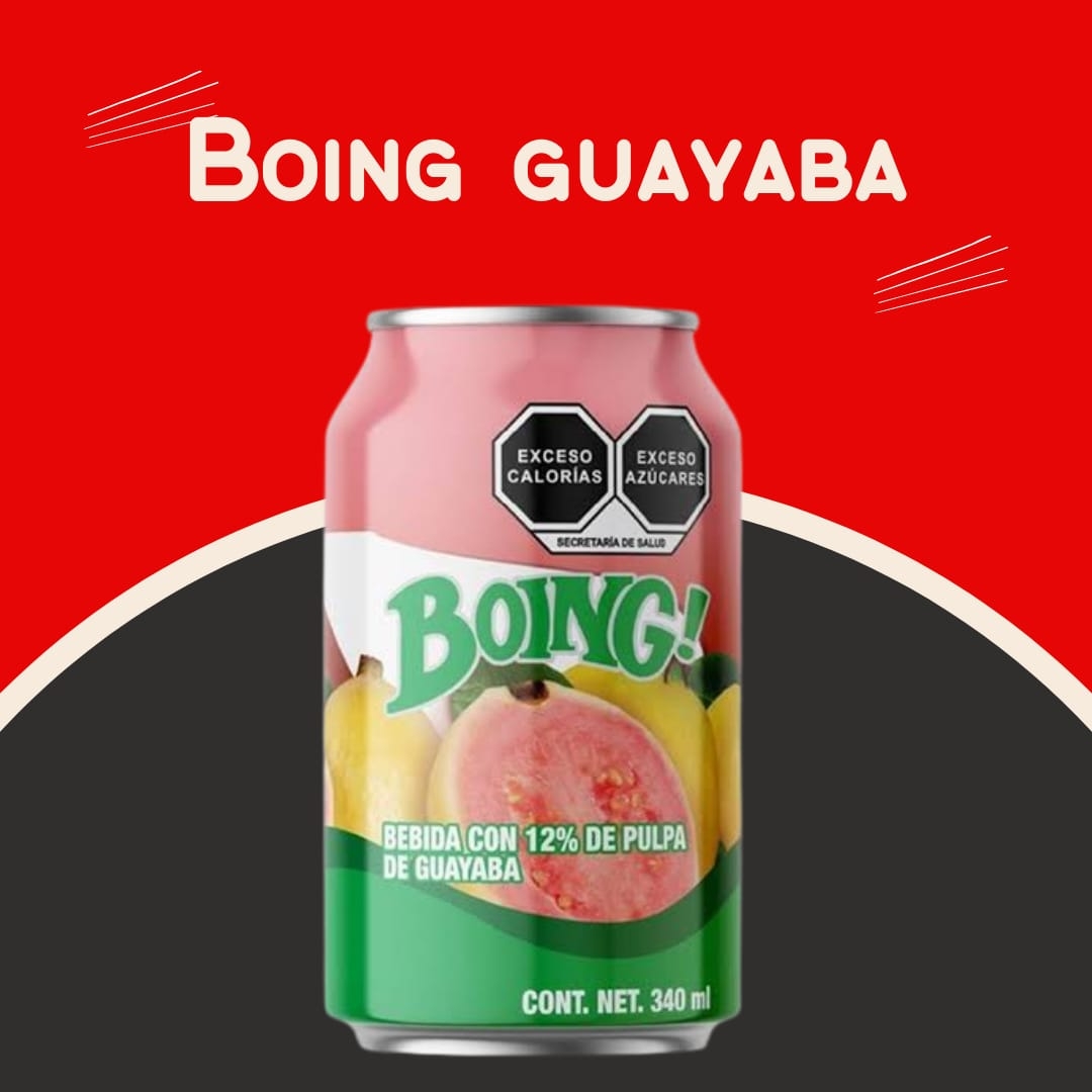 Boing de Guayaba (lata 340 ML)