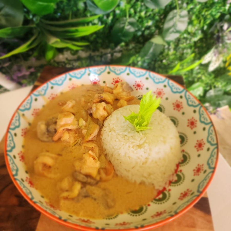 Camarones con chipotle