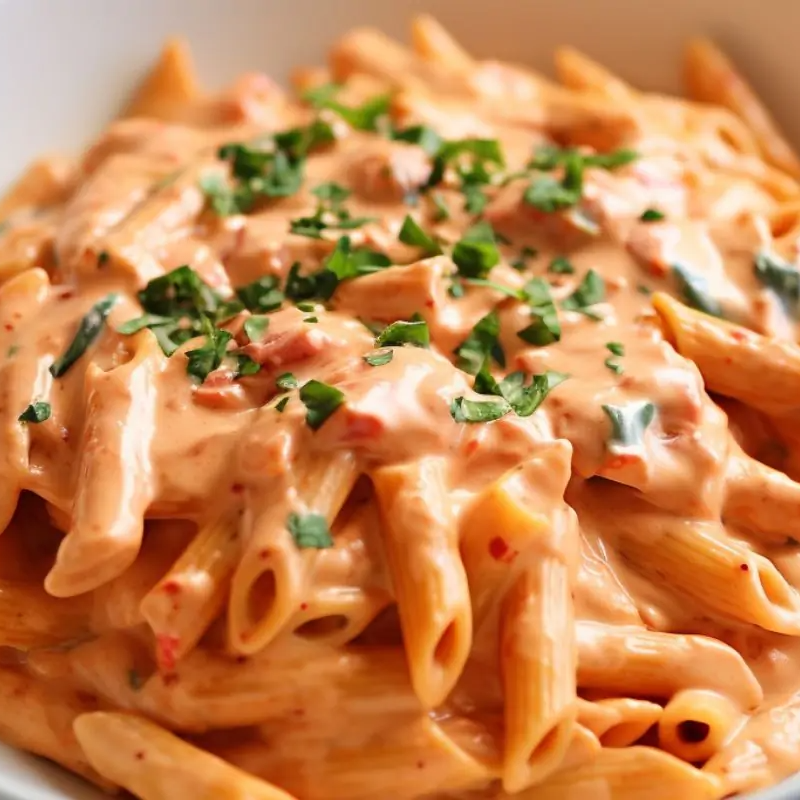 Macarrão quentinho com molho rosé super cremoso, temperado com nossas especiarias da casa e finalizado do seu jeitinho. Aprox. 500g