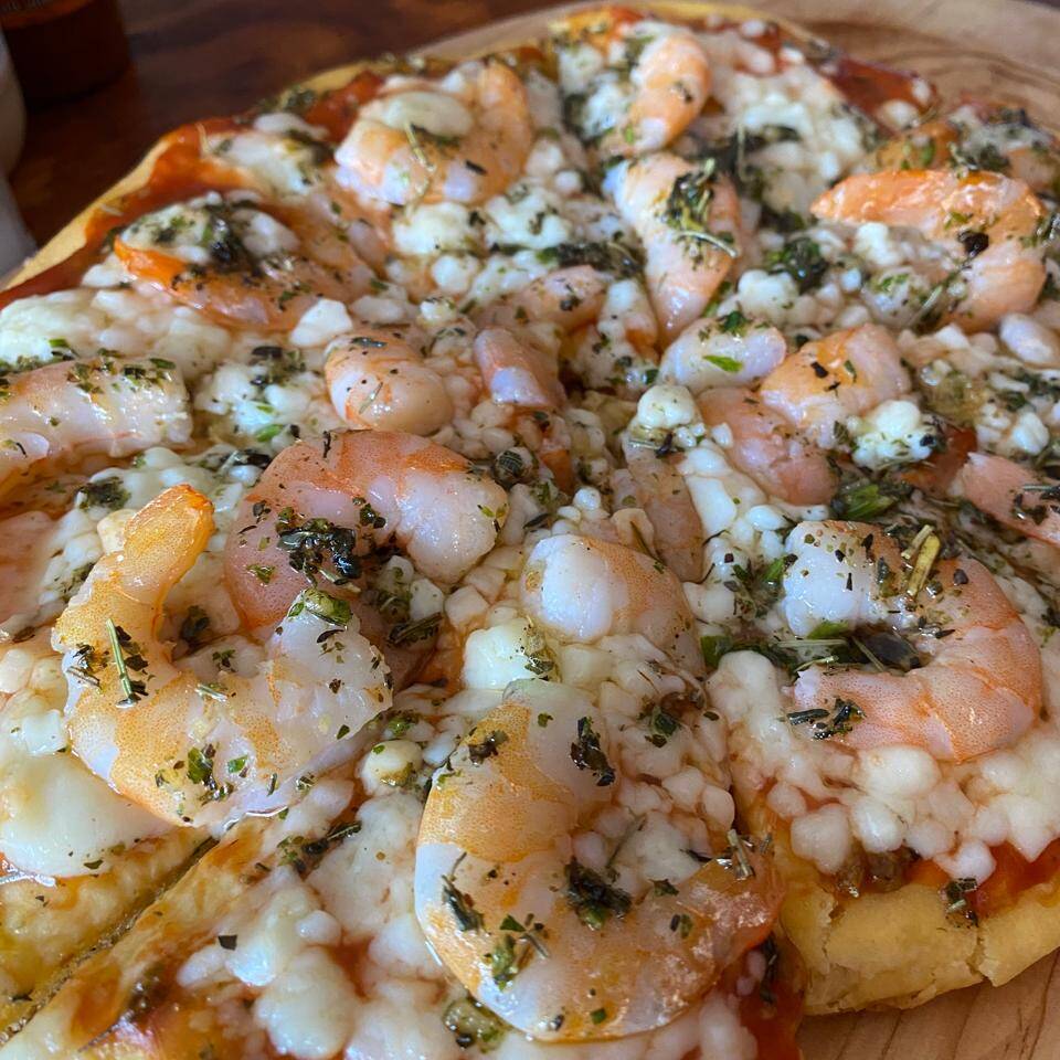Pizza de Camarones