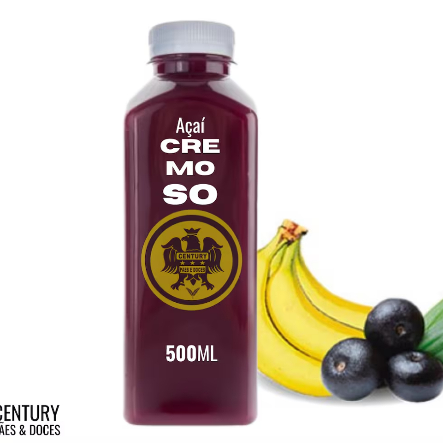 Uma combinação perfeita de sabor e energia! Açaí cremoso batido com leite condensado e banana fresquinha, ideal para quem busca sabor, refrescância e vitalidade em cada gole. 😋🍌