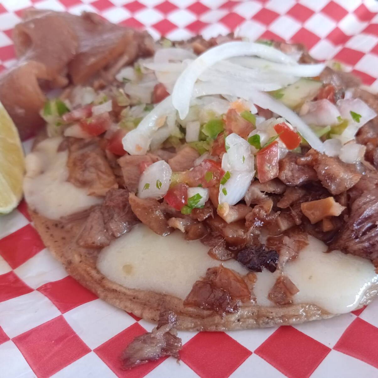 Pellizcada con Carnitas, Indicar Producto