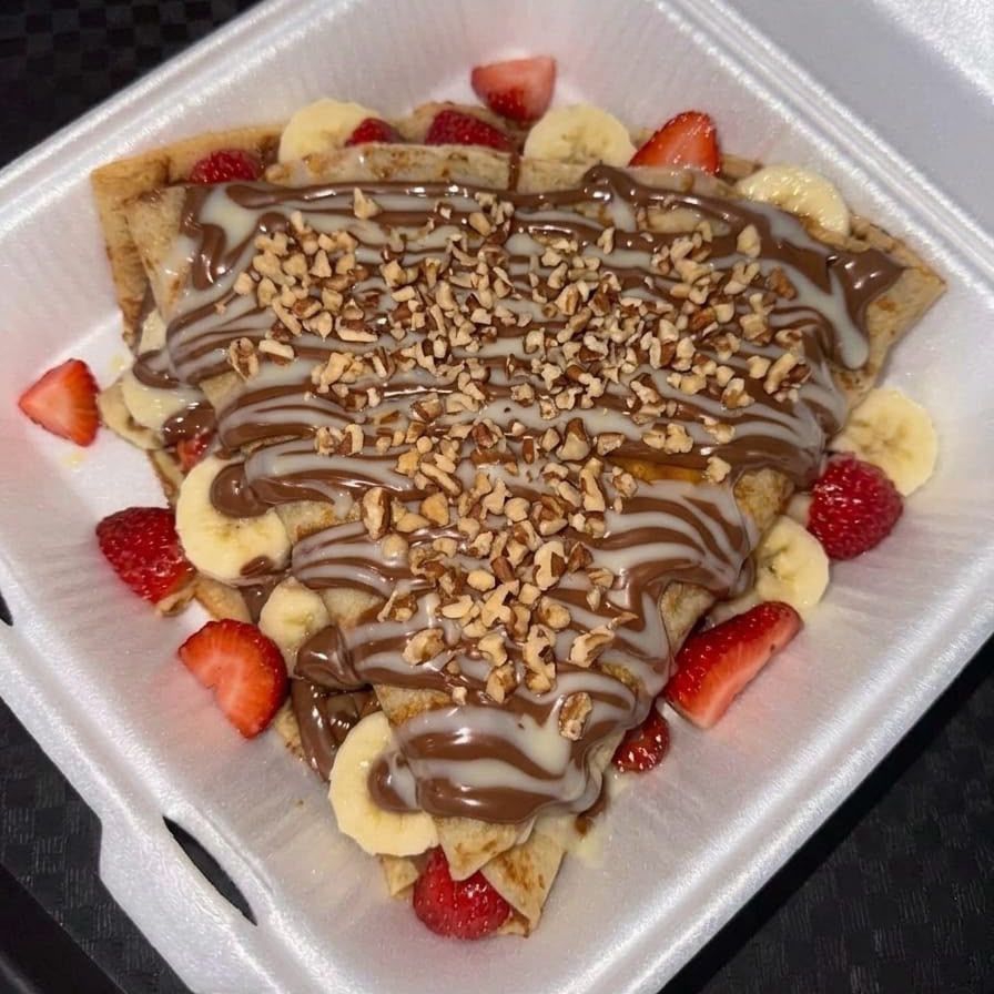 Crepa de Fresa con Plátano