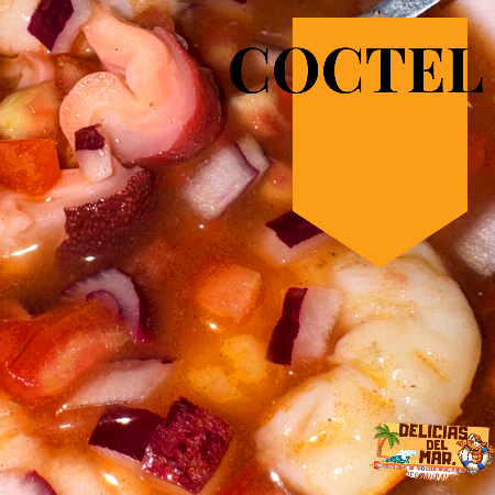 Cóctel de Camarón  cocido y Pulpo