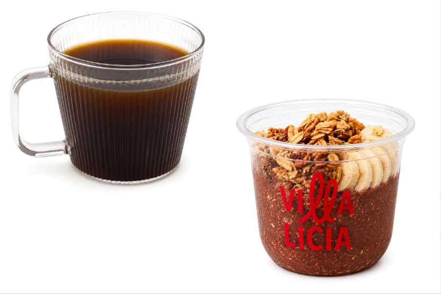 OVERNIGHT OATS + CAFE AMERICANO