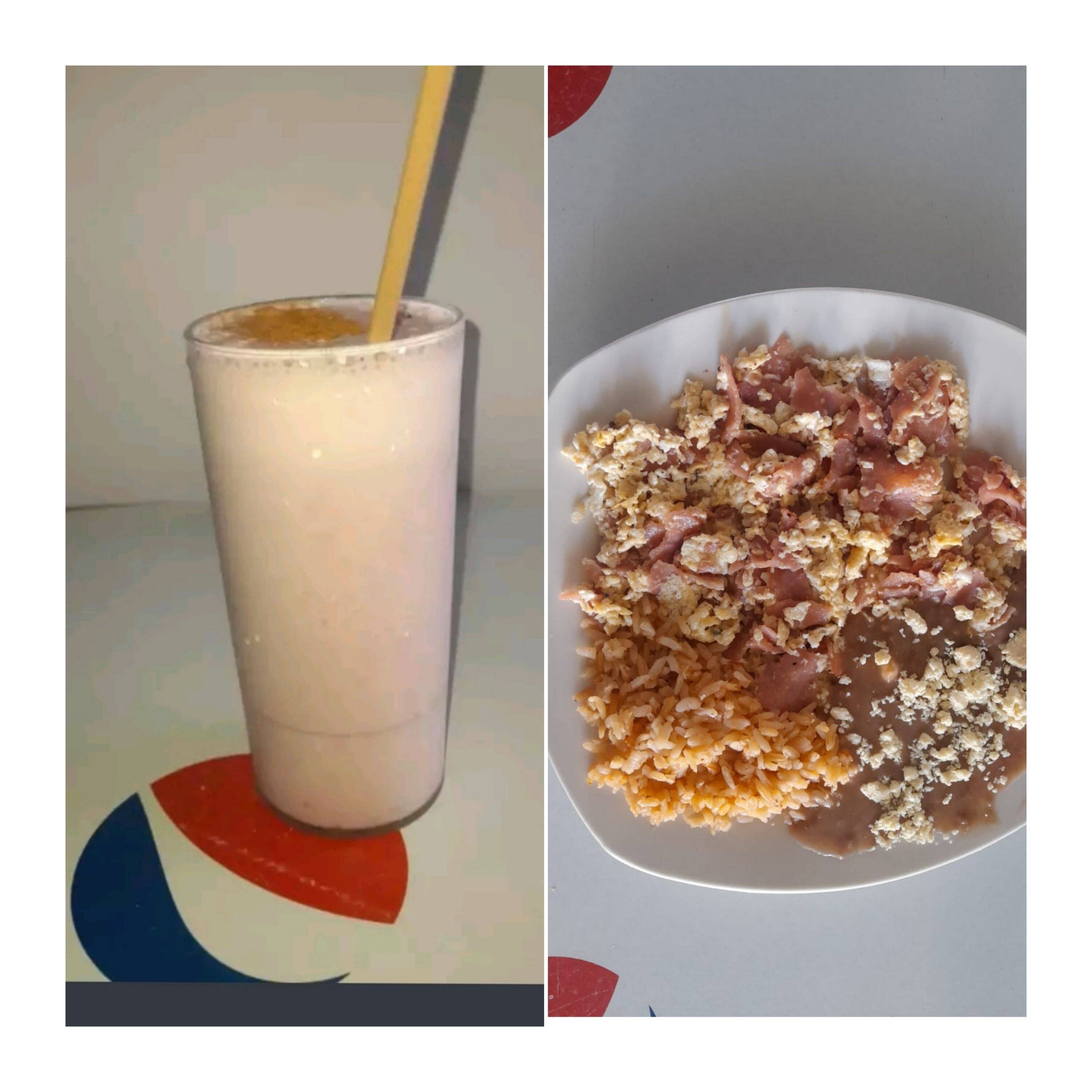 Huevos con Jamón + Chocomilk