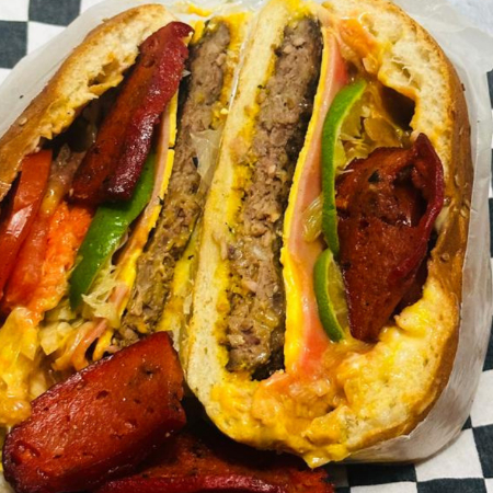 HAMBURGUESA SALCHI-PIÑA
