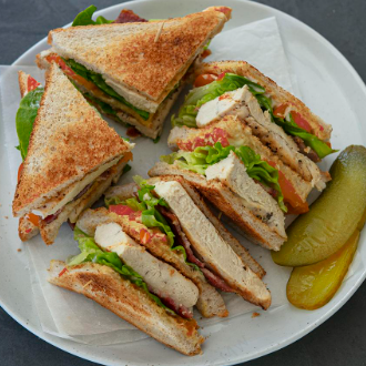 Club Sandwich de Pescado