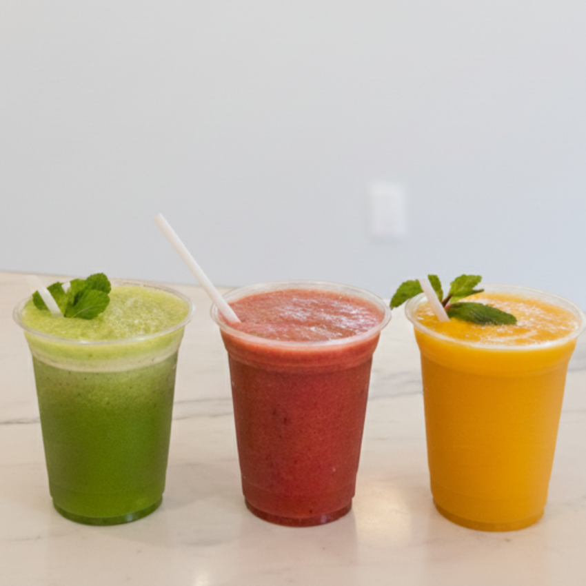 Laranja, acerola e gengibre