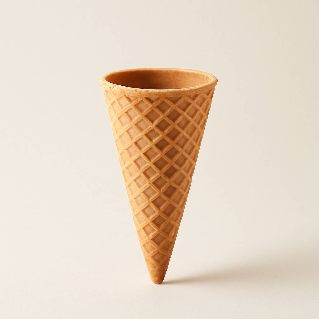 Nossa casquinha crocante é o par perfeito para o seu sorvete favorito! Leve, e com uma textura irresistivelmente crocante, ela transforma cada mordida em uma experiência ainda mais saborosa. Feita para quem ama saborear até o último pedacinho!