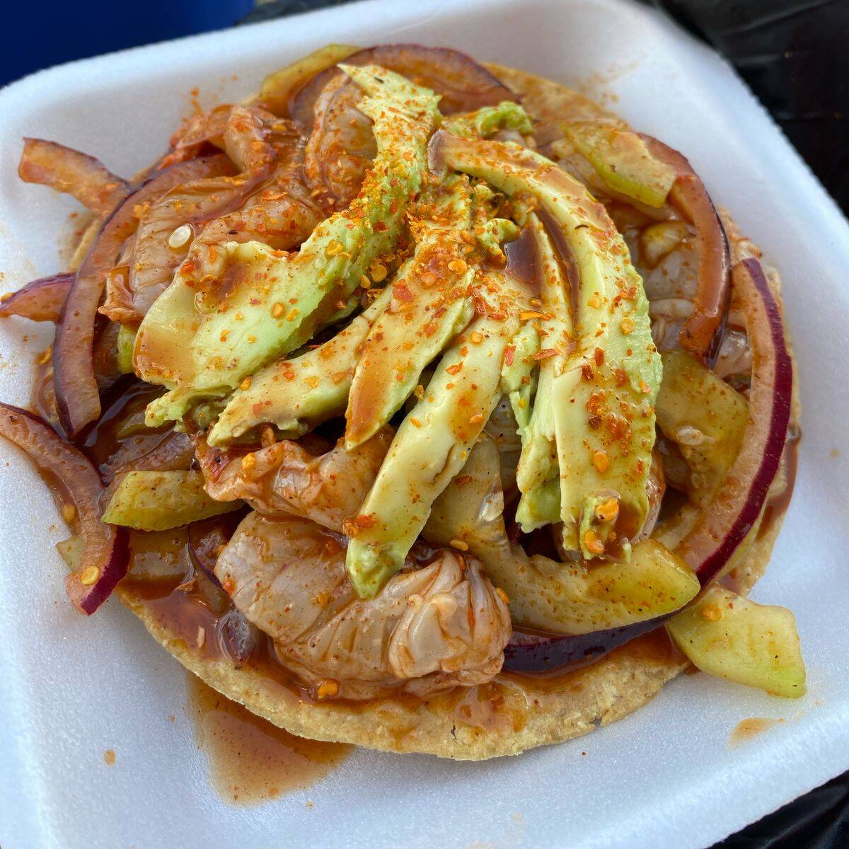 Tostada de Aguachile