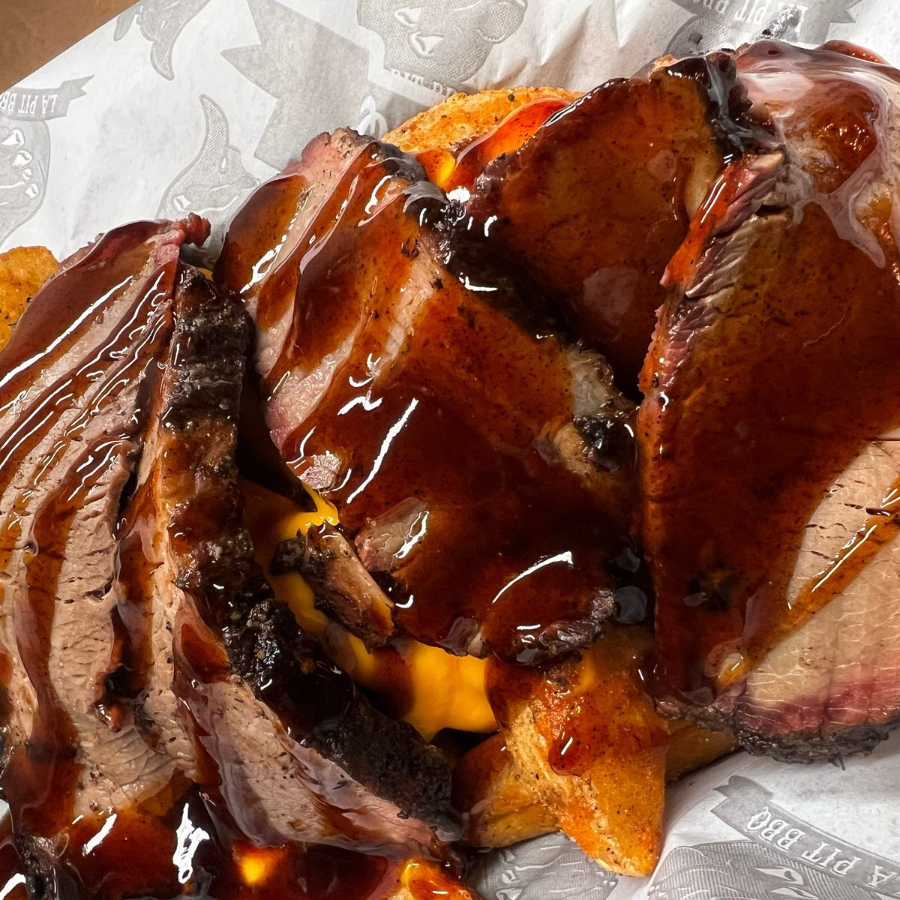 Papas con Brisket Ahumado