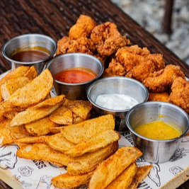 Chicken Tenders Con Papas