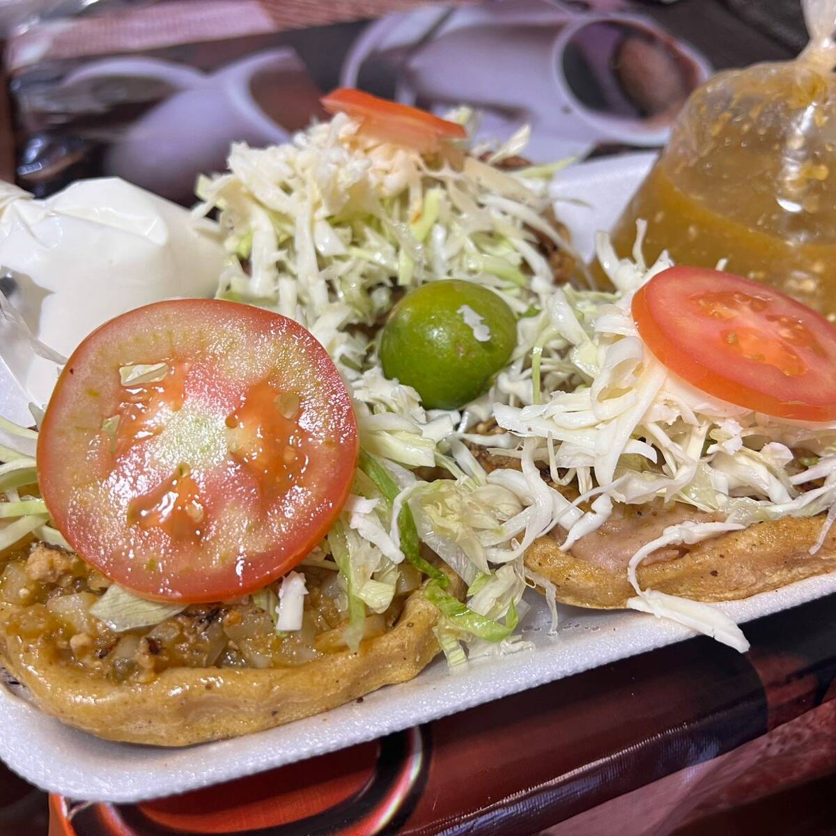 Sopes Orden con 3.