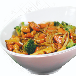 CHOP SUEY DE POLLO Y CAMARON (SALADO)