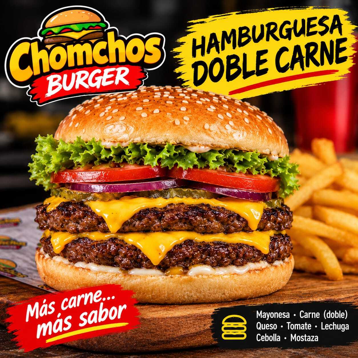 Hamburguesa Doble