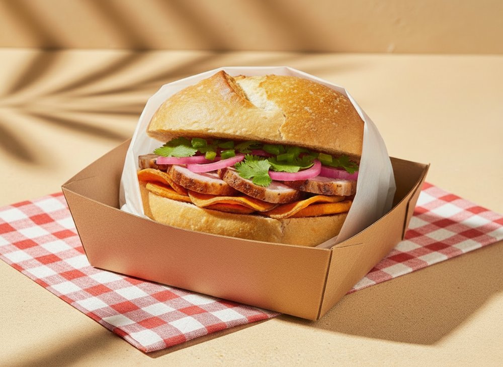 Pan con Chicharrón.