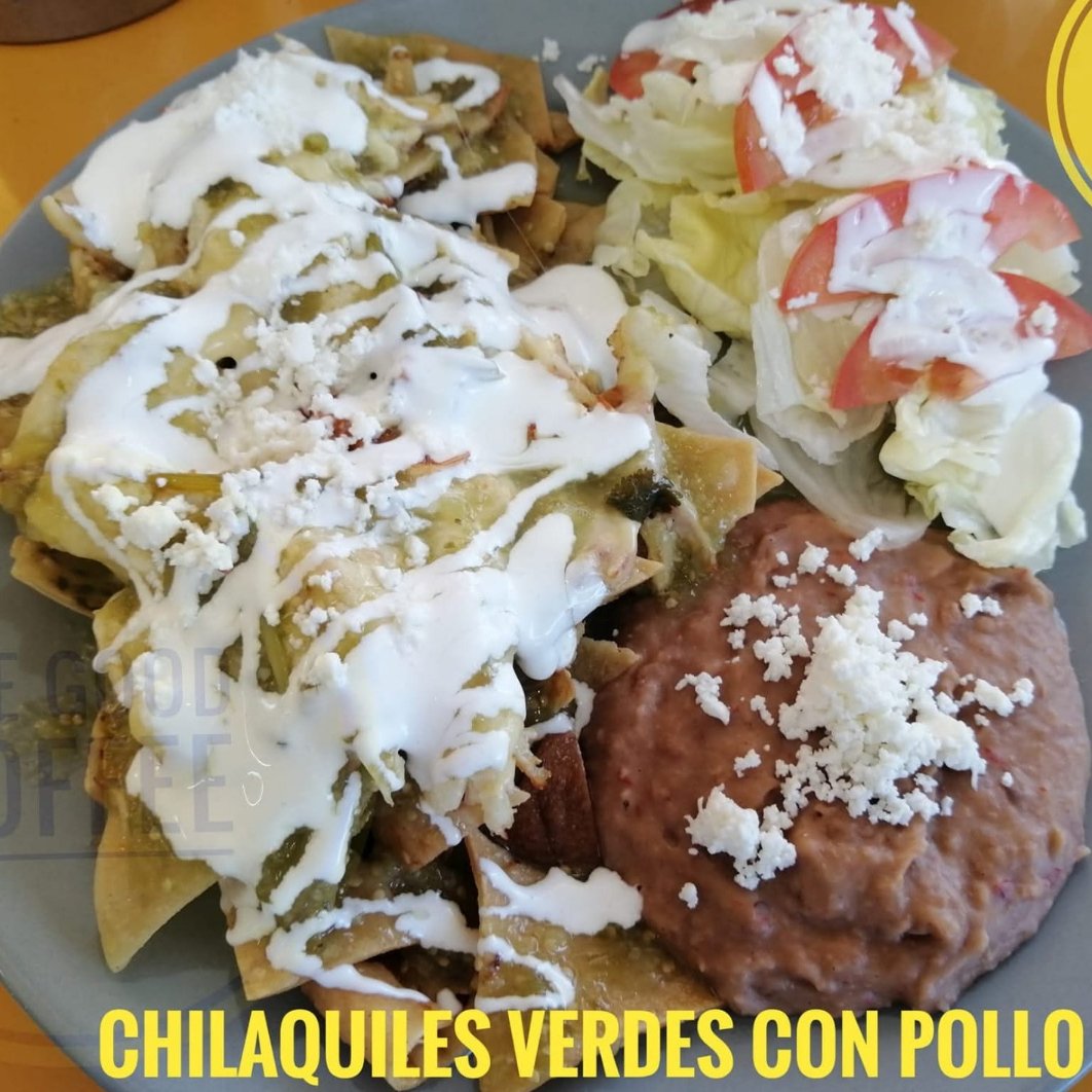 Chilaquiles con pollo