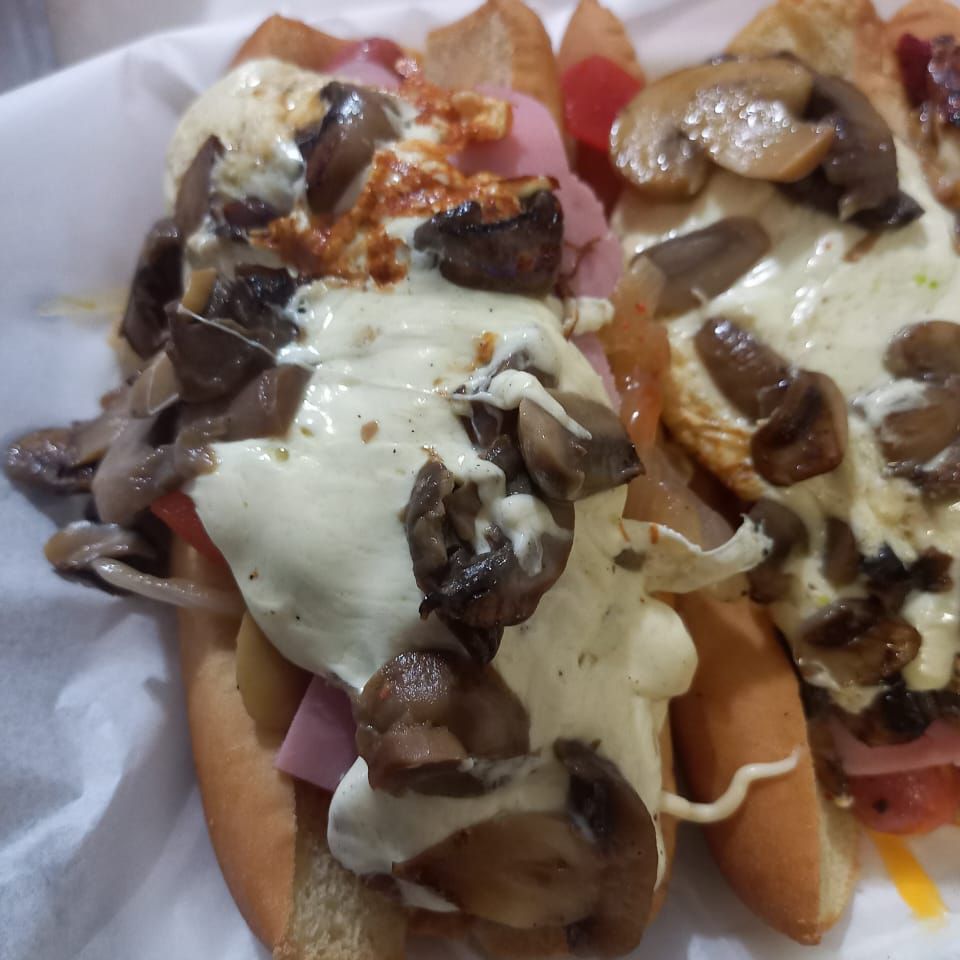 Hot Dog Chapiñones X1