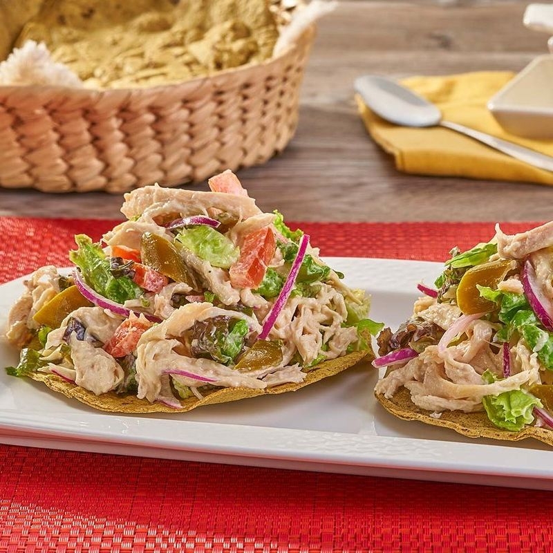 Tostadas de Pollo