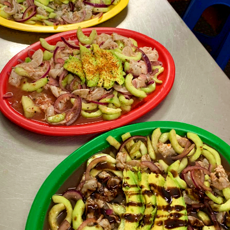 aguachile de camaron crudo