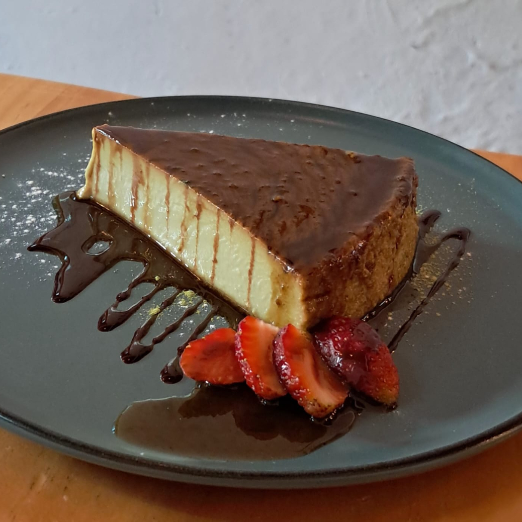 Flan Matcha