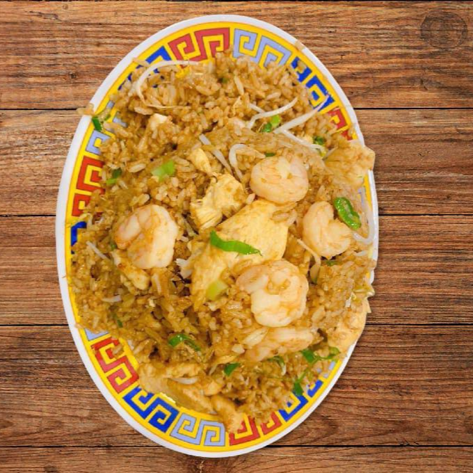 Arroz Especial mas Camarones