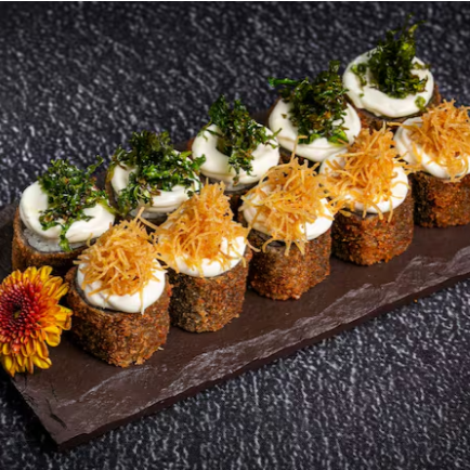 5 Hots com crispe de batata doce e 5 hots com couve