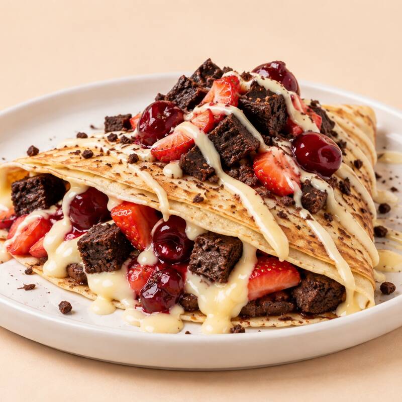 Crepe Fantasía De Brownie