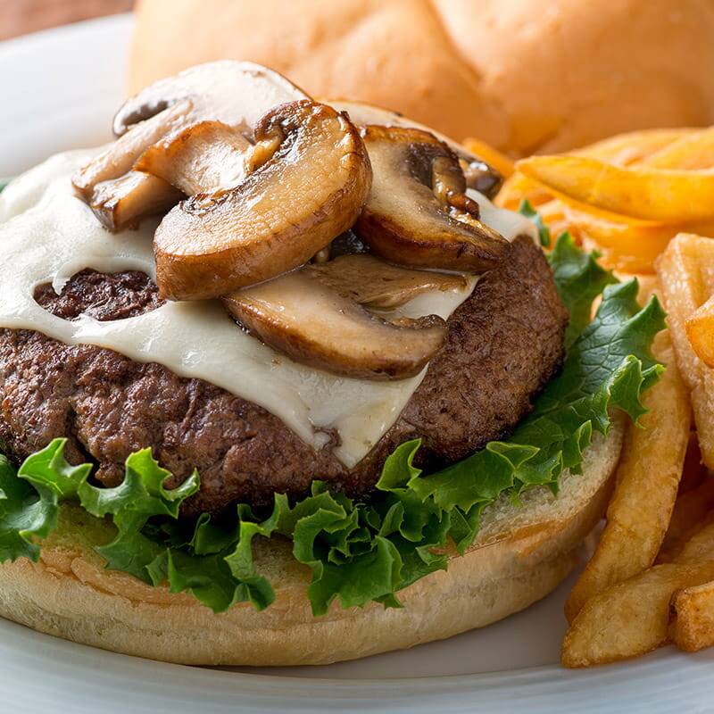 Hamburguesa Especial con Champiñones