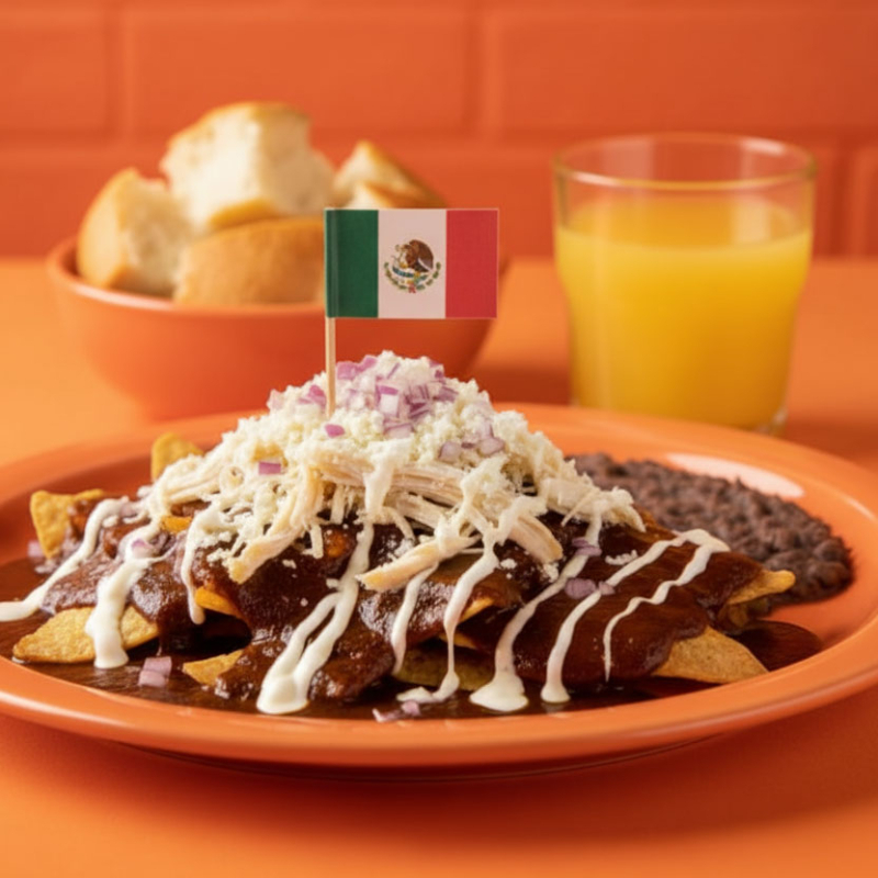 Chilaquiles de Mole (Nuevo Sabor)