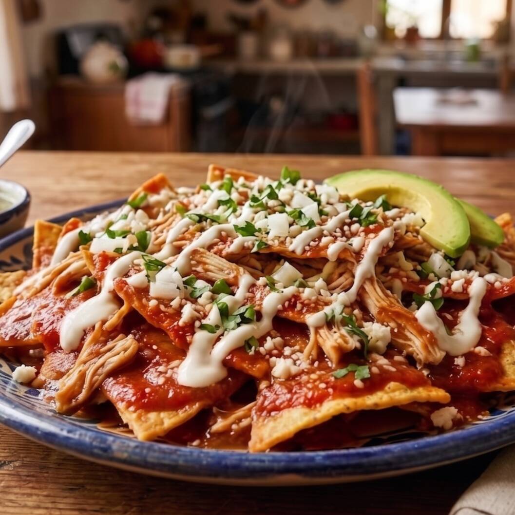 Chilaquiles de la Abue Vegetarianos