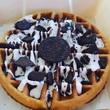 Waffle de Galleta Oreo